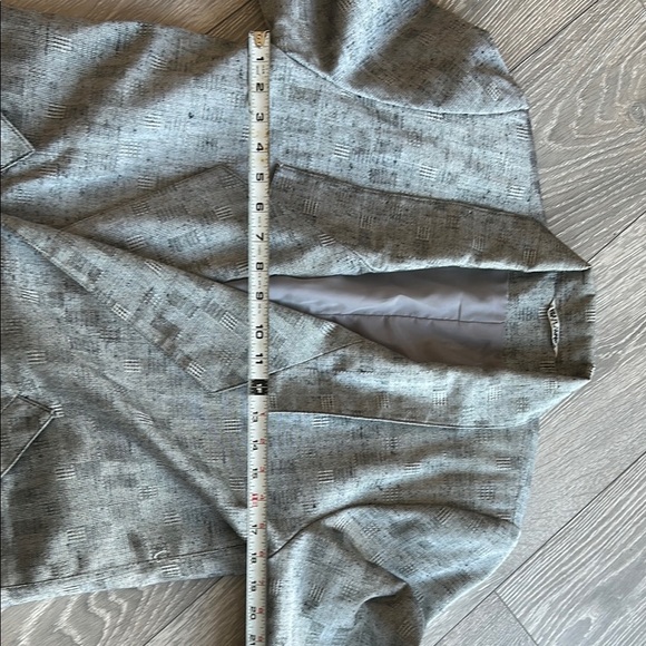 Vintage Gray Double-Breasted Long Jacket - Picture 3 of 8